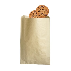 SECONDES - 100 sacs en papier kraft brun moyen 5 x 8, sacs pour cadeaux de mariage, sacs de gâteries de fête - prêt à expédier