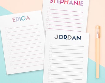 Personalized Notepad, Custom Notepads, To Do List, Graduation Gift, Personalized Teacher Gift