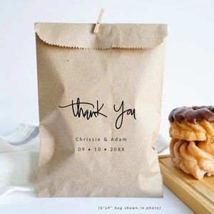 Sacchetti di ringraziamento - Sacchetti di carta per bomboniere personalizzate - Welcome Wedding Bags