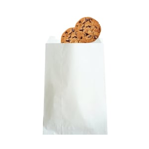 VENTE 25 grands sacs en papier blanc résistants à la graisse et sans danger pour les aliments 6 x 9 - prêts à être expédiés