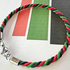 Red black green bracelets Clearance
