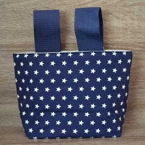 Wheel bag stars, steering wheel bag, bed bag, material cotton & oilcloth, bicycle bag, scooter bag, utensil, handmade