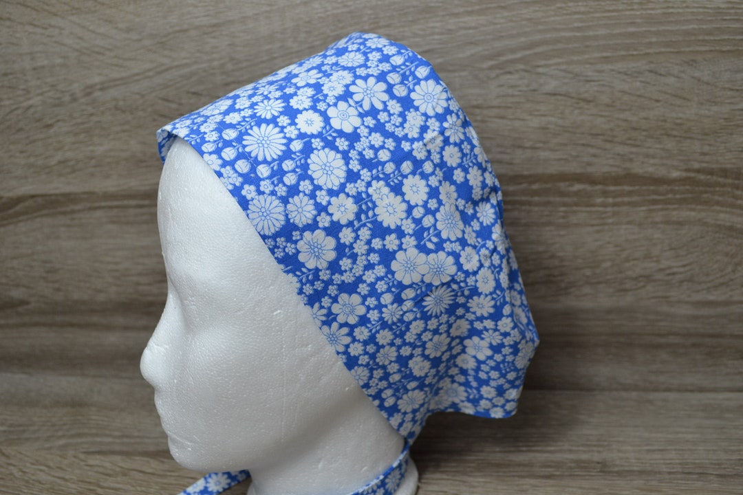OPHaube Blume Scrub Cap Bandana Kosmetikhaube Kochmütze Etsy.de