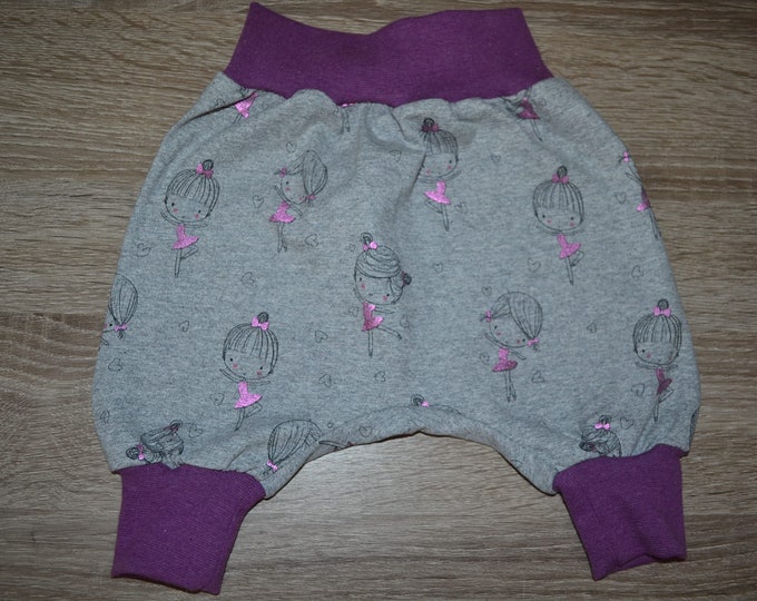 Pump pants ballerina size. 50-56, bloomers size 50-56, premature pants, baby pants, newborn pants, bloomers baby, bloomers dancer, handmade