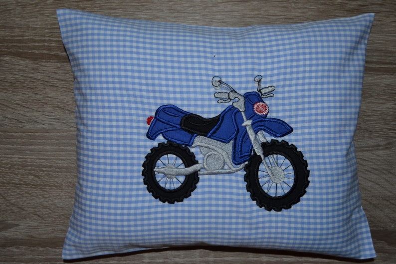 Pillow Motorcycle 30 X 25 Cm, Motorcycle Pillow, Enduro Pillow, Bike