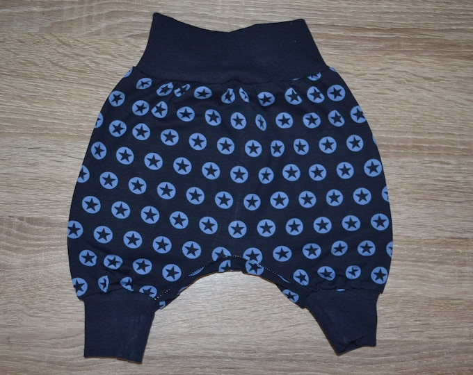 Pump pants stars size. 44-50 cm, pump pants twins, premature pants, baby pants, newborn pants, baby pants, star pump pants,