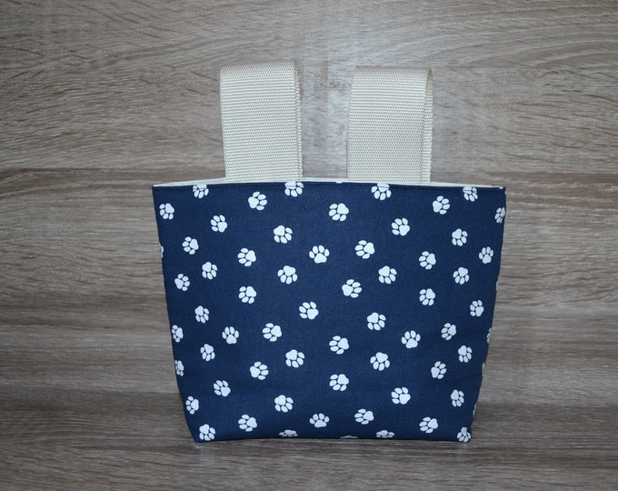 Impeller bag paws, steering wheel bag, bed bag, material cotton & oilcloth, bicycle bag, scooter bag, Utensilo, handmade