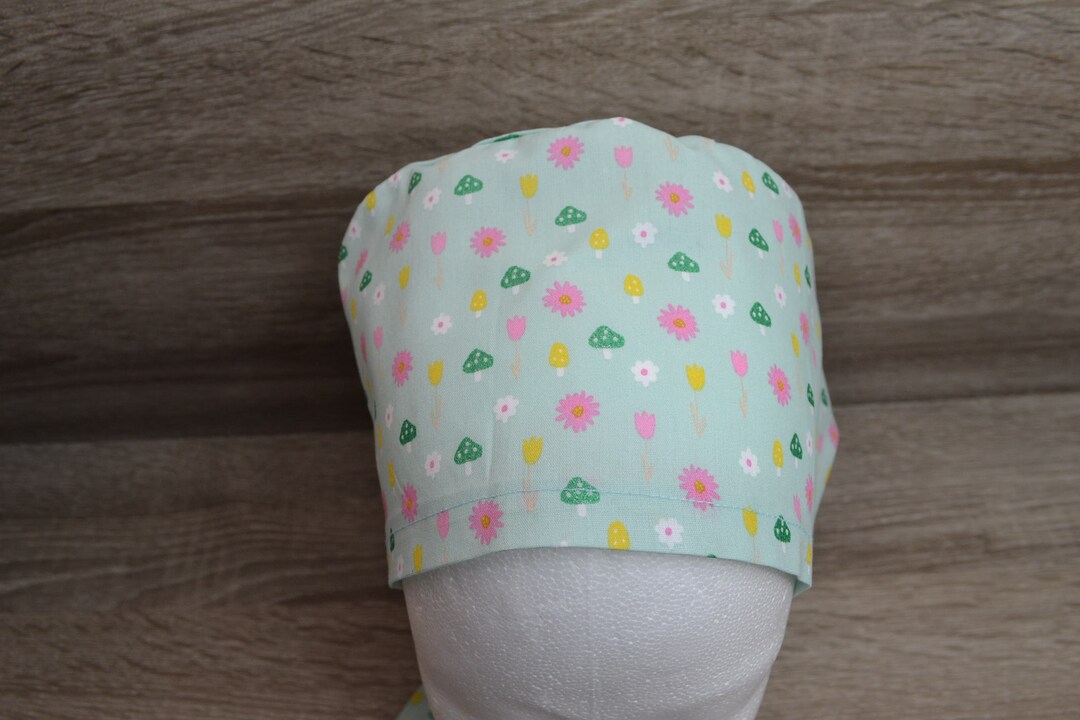 Surgical Cap Mushroom Scrub Cap Bandana Cosmetic Cap Etsy UK