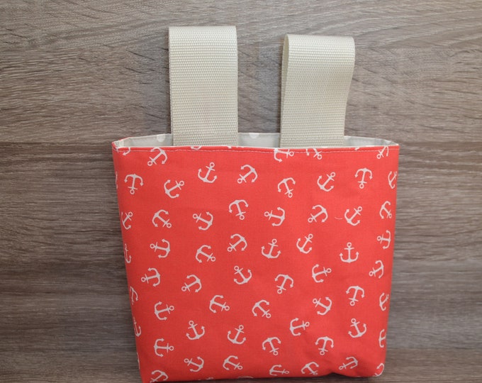 Impeller bag coral anchor, steering wheel bag, bed bag, material cotton fabric & oilcloth, bicycle bag, scooter bag, utensil,