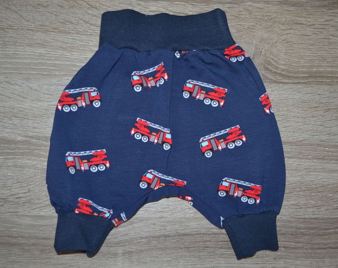 Pump pants fire brigade size. 44-50 cm, pump pants for twins, baby pants, newborn pants, baby pants, fire department pants,