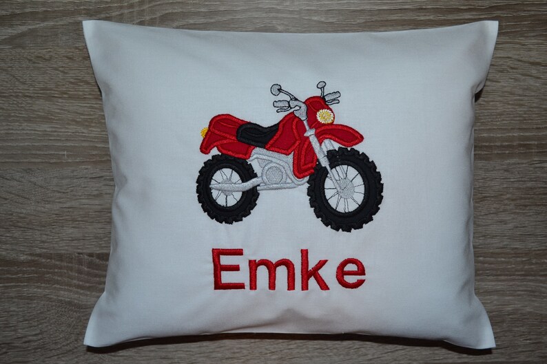Pillow Motorcycle 30 X 25 Cm, Motorcycle Pillow, Enduro Pillow, Bike