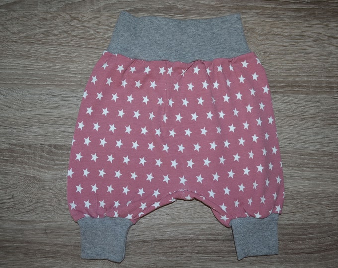 Pump pants stars size. 50-56 cm, bloomers for twins, baby pants, newborn pants, bloomers baby, bloomers stars,