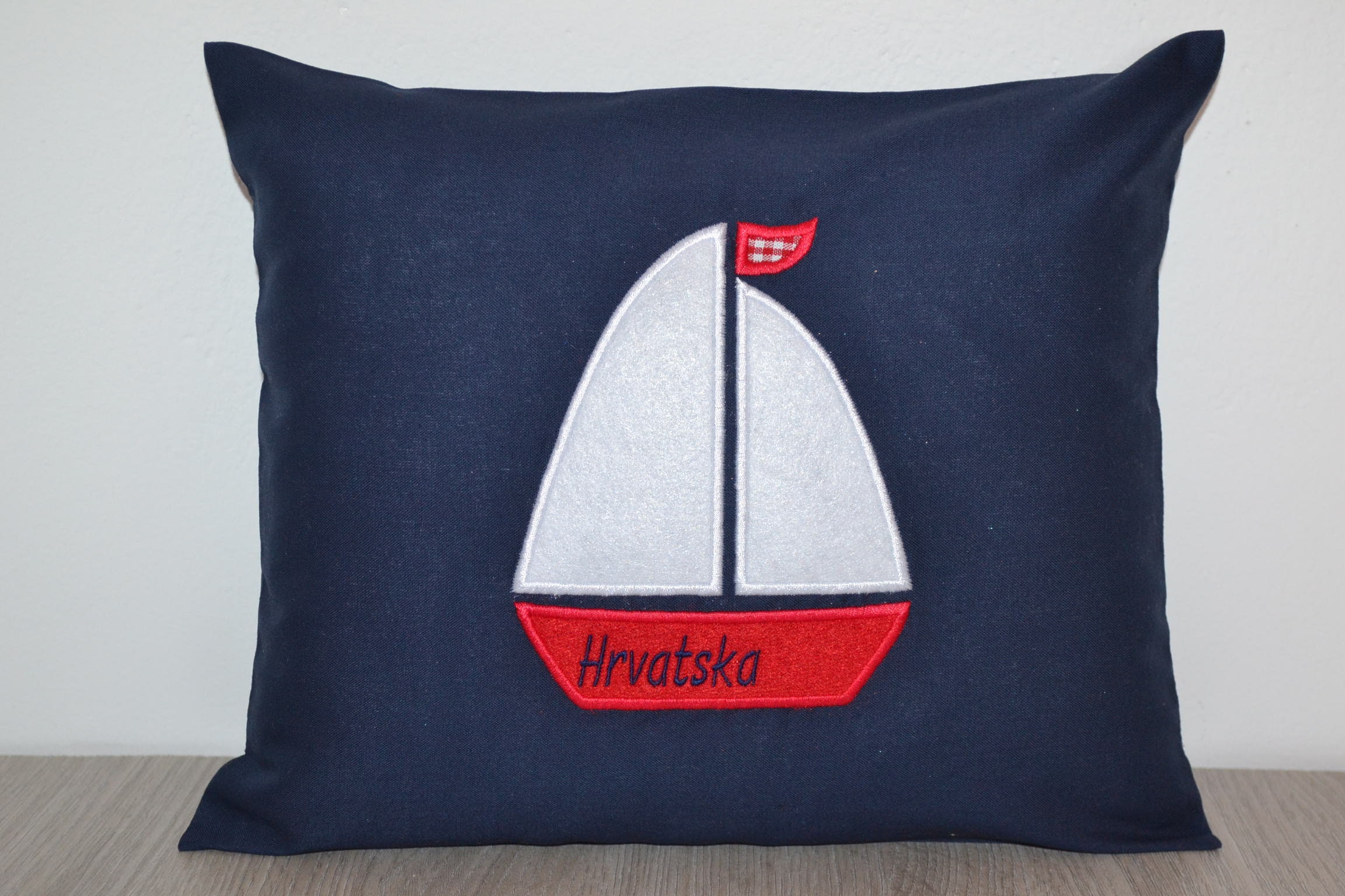 Sailboat pillows, pillows with boat, ship pillows, sailing ship pillows