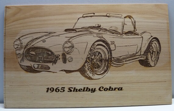 Laser Cut Wood Wall Plaques-Wall Art-Counter Displays Shelby Cobra 