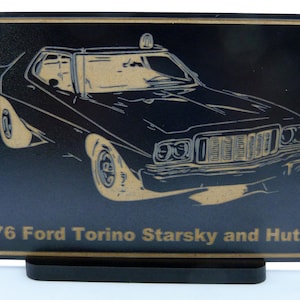 3 Ford Models Plaque Black with Trim Wall Mount or Base 3. 3/4&quot; x 7 5/8&quot;