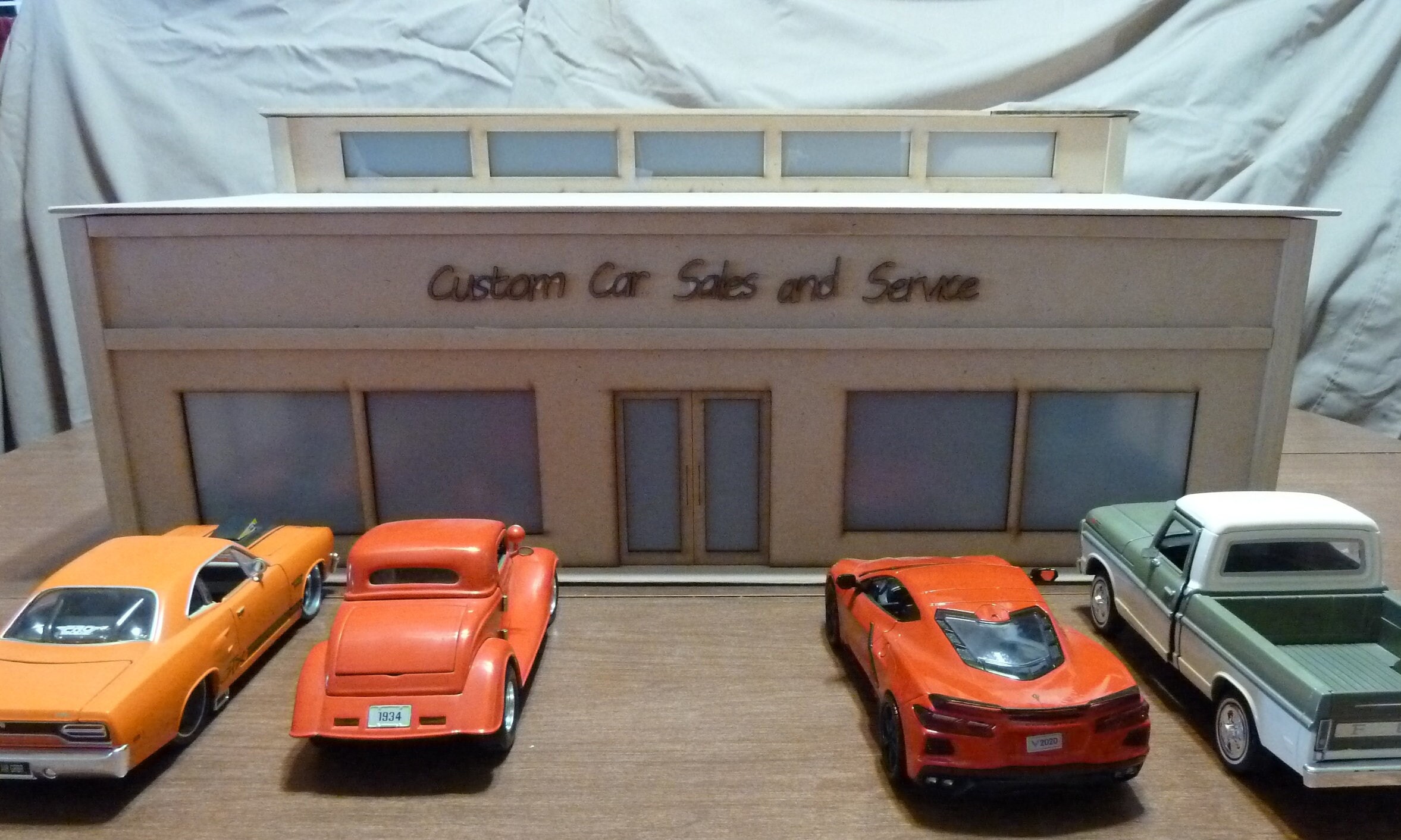 Unfinished 1/24 - 1/25 Scale Model Garage: DIY Display Diorama - Etsy