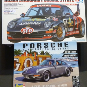Use Drop Down Menu (OLP) For-1/24 Scale Taisan Starcard Porsche 911 GT2  or 1/24 Porsche 911 Carrena 3.2 Coupe High End  Plastic Model Kit