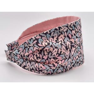Wide Headband | Fabric Headband for Women | Scarf Retro Headband | Liberty of London Headband | Liberty of London Tana Lawn | Wild Perennial