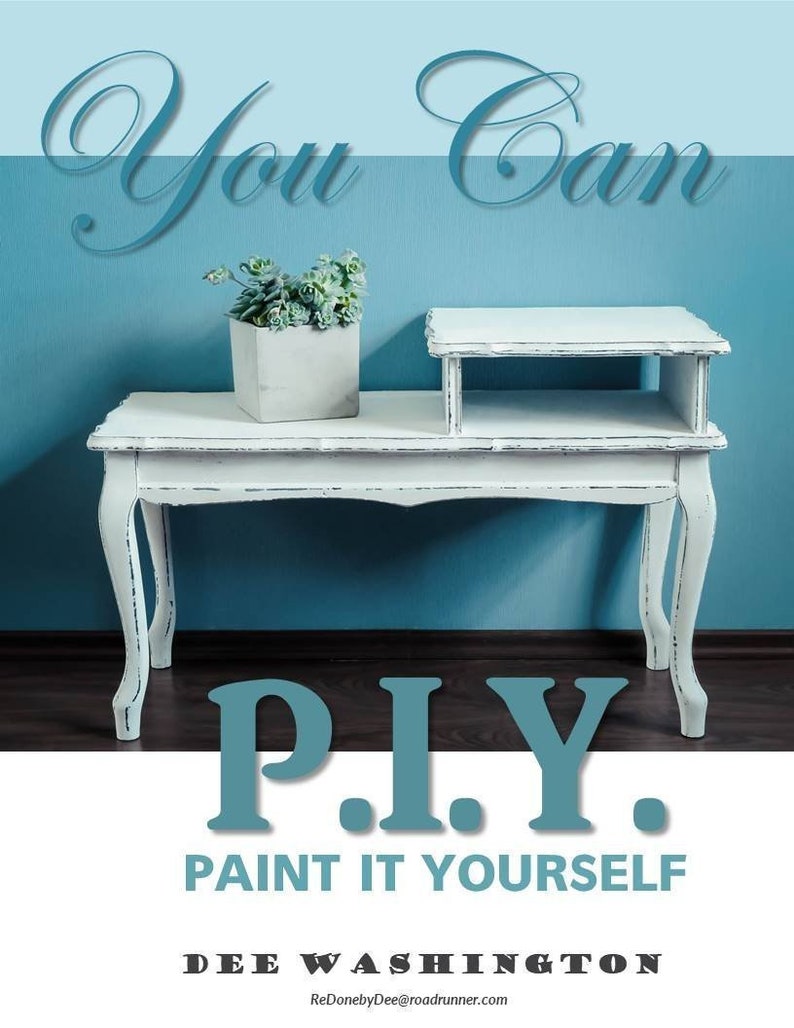 Furniture Painting How To E Book You Can P I Y Paint It Etsy