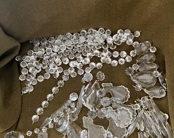 Vintage Chandelier Crystals