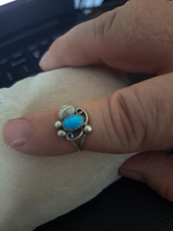 Native American Turquoise ring - image 3