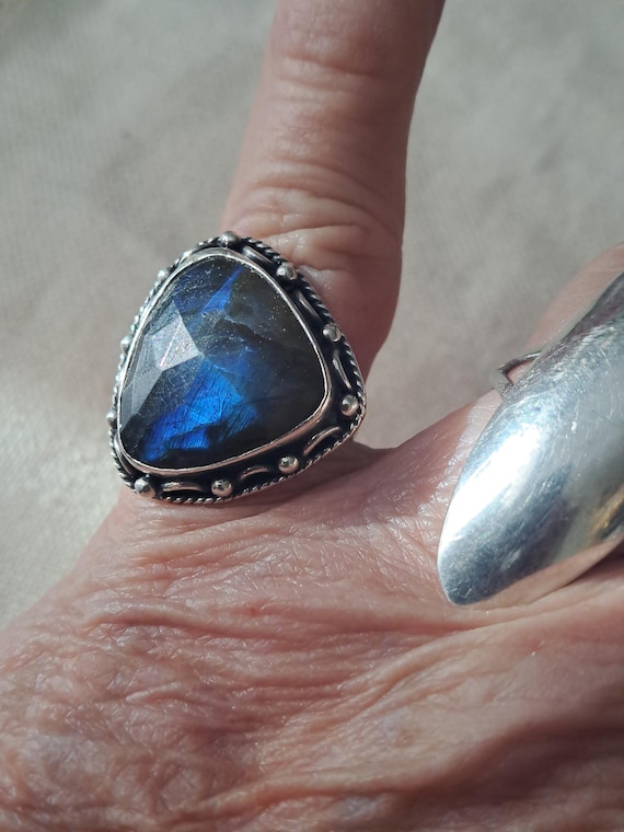 Labradorite Ring in Sterling - image 1