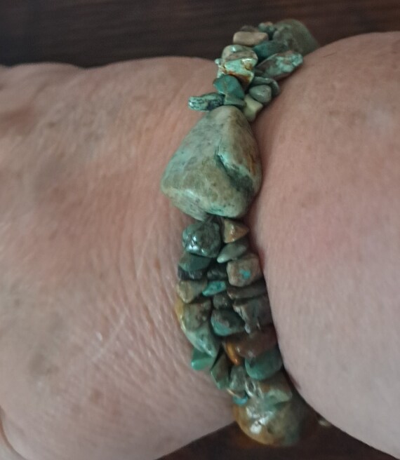 Rustic Turquoise Bracelet - image 3