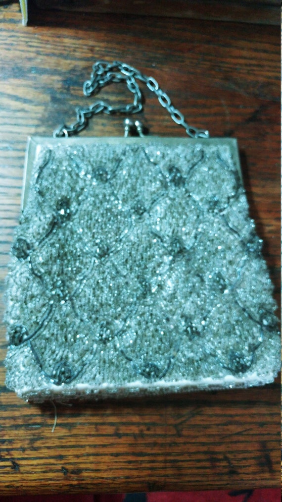 Vintage Beaded evening bag Mid-Century