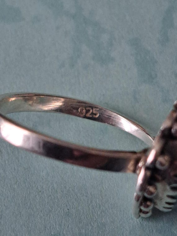 Heart Shape Ring in Sterling - image 3