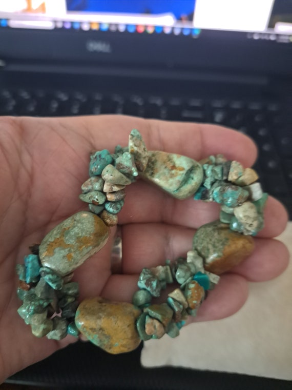 Rustic Turquoise Bracelet - image 2