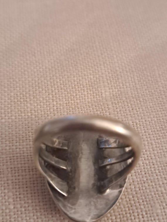 Exceptional Native American turquoise ring - image 4