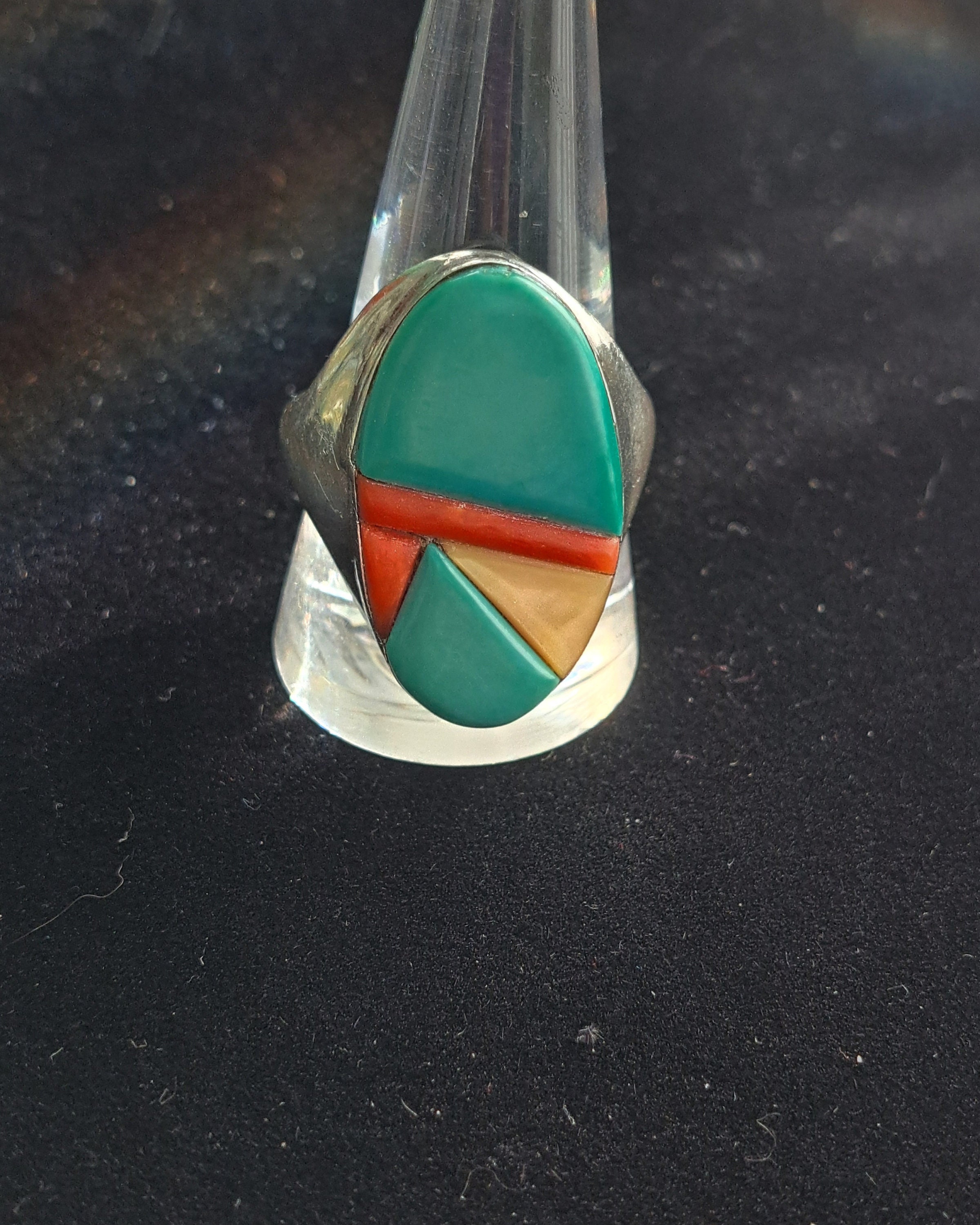 Very Important! Towering Vintage Navajo Victor Moses Begay Sterling Native American Jewelry Silver Ring Very Important! Towering Vintage Navajo Victor Moses Begay Sterling Native American Jewelry Silver Ring