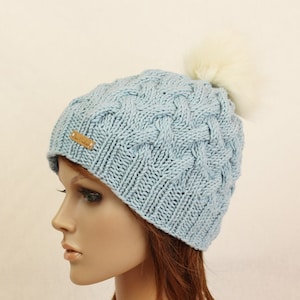 Knitting pattern, instructions, knitted hat, hat, cable hat, winter hat, PDF instructions, knitting instructions