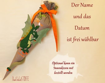 Schultüte, Zuckertüte, Schuleinführung, 1. Schultag, Drache