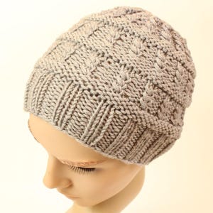 Knitting pattern, instructions, knitted hat, hat, matze, winter hat, PDF instructions, knitting instructions, hat for men, women&#39;s hat