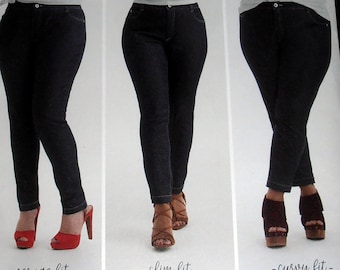 Skinny Jeans Pattern, Simplicity 0844/8516, Curvy jeans, Jeggings, Ladies pants, Womens fashion, Slim fit, Size 6 - 14,  Epsteam,
