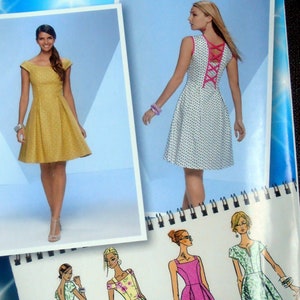Boho Dress, Simplicity 1418/0536, Project Runway, Size 4-20, Plus Size Pattern, Mini Dress, Fashion Dress, Party Dress, Epsteam