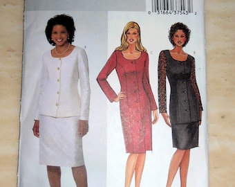 Dress pattern, Skirt and Jacket Butterick 4067 Sewing pattern, Size 14 16 18, Dress pattern, Epsteam