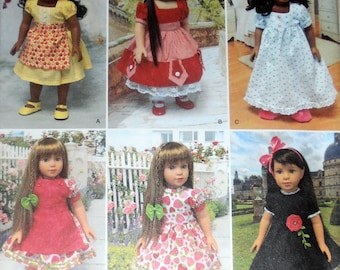 Doll clothing, Simplicity 1486, American doll clothes, Princess, Doll Costumes,Baby Doll, Dress, 18 in Dolls, doll dress, Epsteam