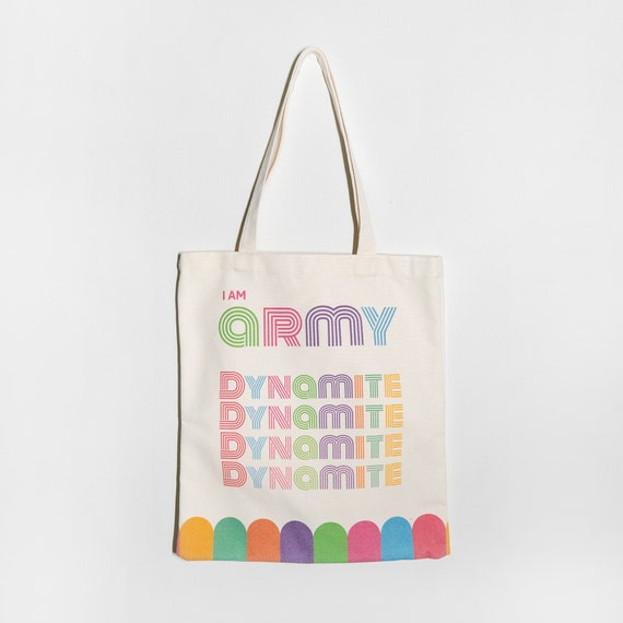 BTS  Dynamite　BAG BTS DYNAMITE CELEBRATION OFFICIAL SHOPPER BAG - Kpop USA