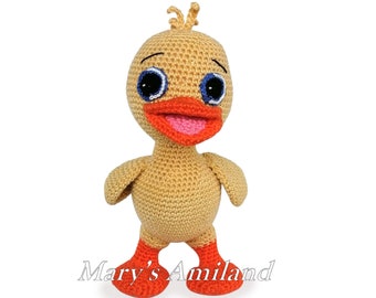 Livio Duckling the Ami - Amigurumi Häkelanleitung / Häkelanleitung - Digitaler Download