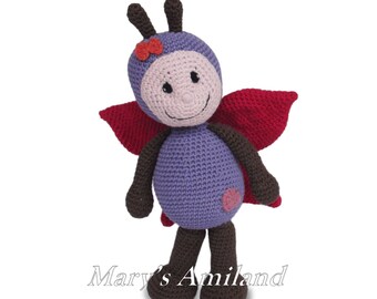 Clio Butterfly the Ami - Amigurumi Crochet Pattern - Digital Download