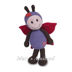 Clio Butterfly the Ami - Amigurumi Crochet Pattern - Digital Download