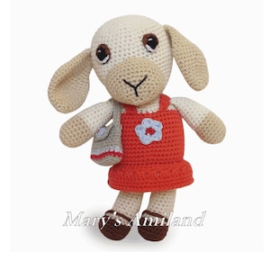 Dana Sheep The Ami - Patrón Amigurumi Crochet / patrón crochet - Descarga Digital