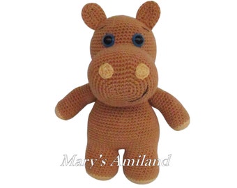 Archie Hippo the Ami – Amigurumi Häkelanleitung – Digitaler Download