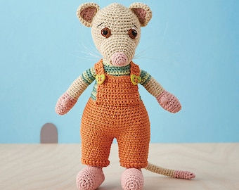 Bertie Mouse the Ami - Amigurumi Crochet Pattern - Digital Download