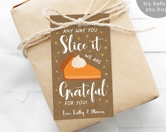 Thank You Pie Template - Etsy