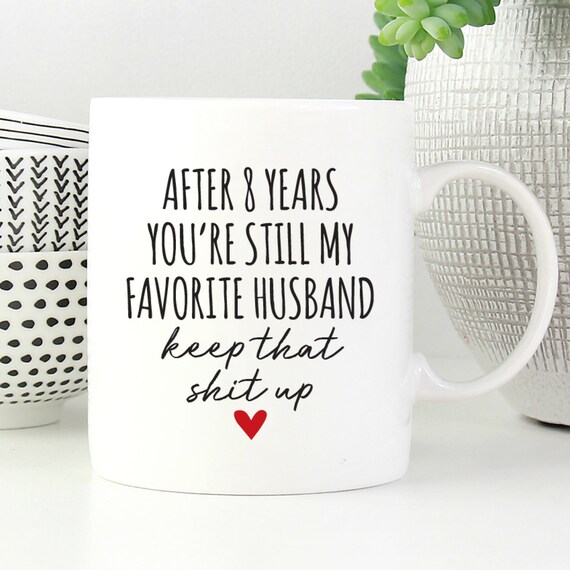 anniversary gift for husband 8 years