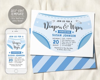 Nappy braai best sale invite template