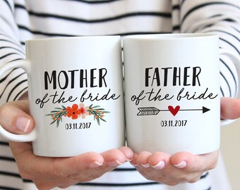 Mother Of The Bride Mug, Gift From Groom, Mother Of The Groom, Mother Of Bride Gift, Gift From Bride, Parents Of The Bride, Wedding Mug